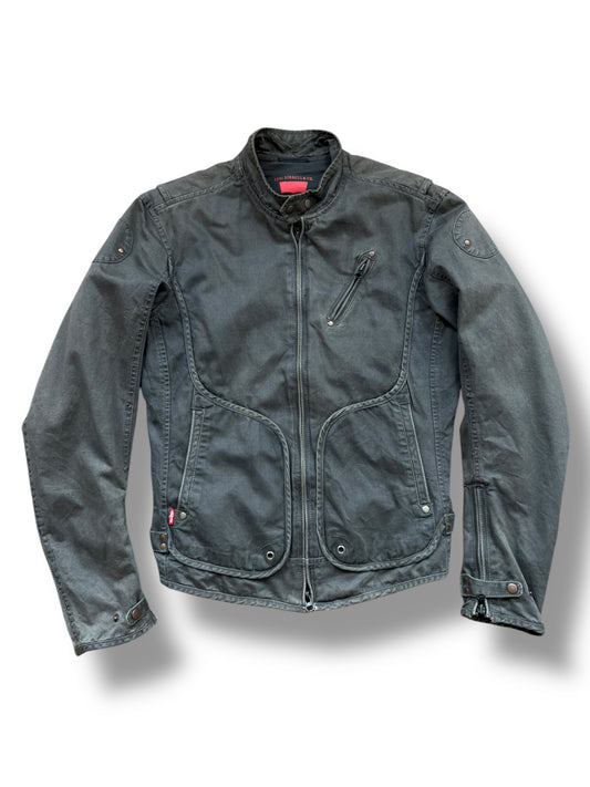 Levi's 2000s Dark Grey Motorcycle Jacket (women's S)