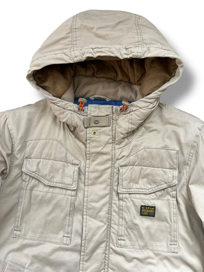 G-Star Workwear 2000s Beige Canvas Acitve Jacket (M)