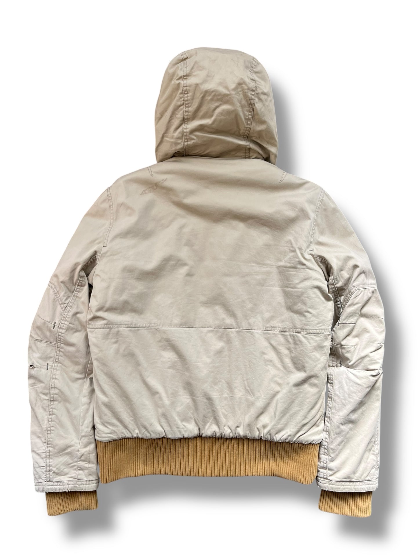 G-Star Workwear 2000s Beige Canvas Acitve Jacket (M)
