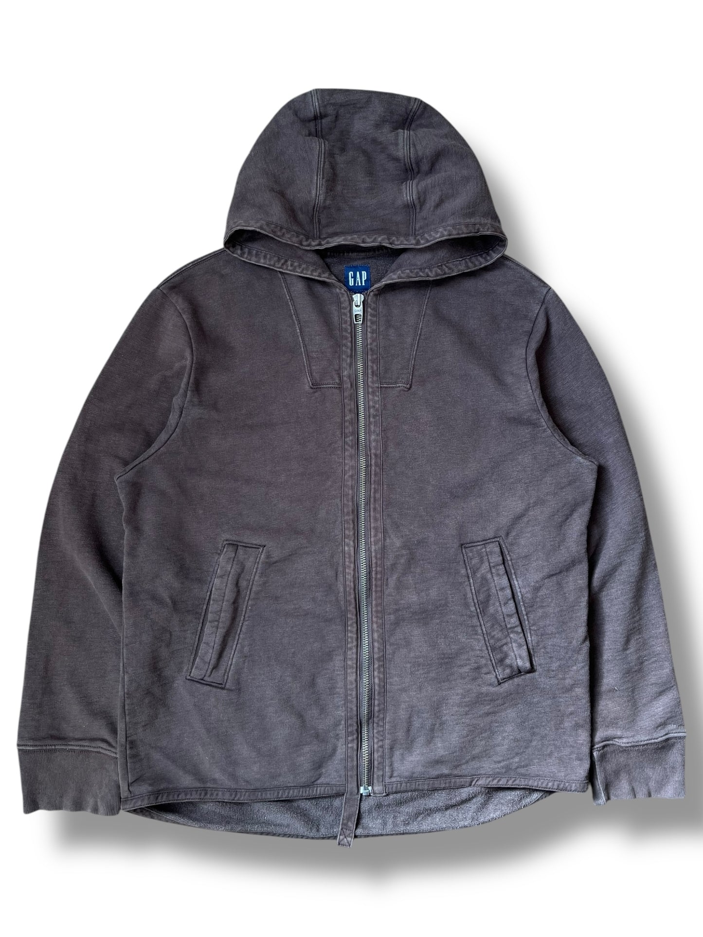 GAP 2000s Heavyweight Brown Zip-up Hoodie (L)